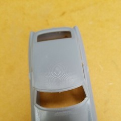 ABS-LIKE RESIN 3D PRINTED 1/32 1965 MG MGB GT, MGB-GT COUPE BODY