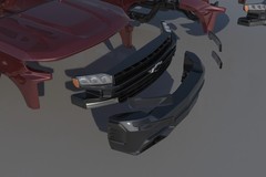 ABS-LIKE RESIN 3D PRINTED 1/25 2022 CHEVROLET SILVERADO 1500 KIT. PLEASE READ!