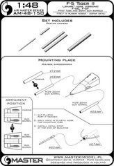 Master AM48150 1/48 F-5E/F Tiger II – Pitot Tube & 20mm Barrels