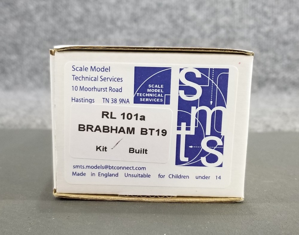 SMTS 1/43 Scale White Metal Model Kit RL 101a Brabham Repco BT19