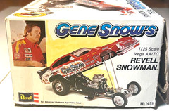 Revell Gene Snow’s Snowman Chevy Vega Drag Car 1/25 Plastic Model Kit H-1459