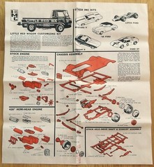 IMC Dodge Little Red Wagon 1/25 incomplete