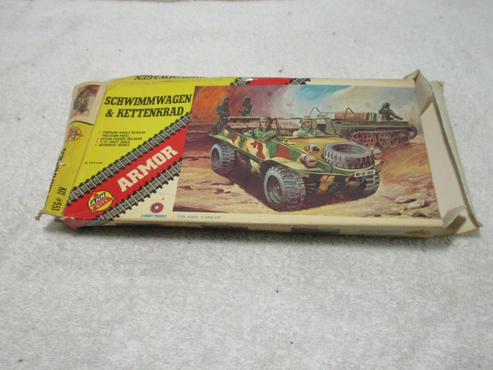 Esci AHM German Schwimmagen & Kettenrad Model #Kit 551~1/72 Scale