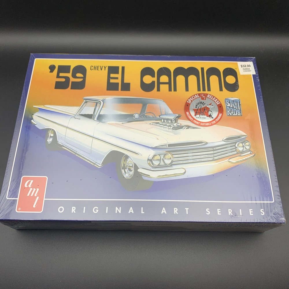 AMT Original Art Series ’59 Chevy El Camino Unassembled Model Kit Brand New