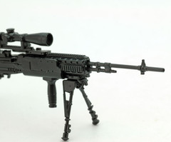 TomyTec Little Armory 1/12 M14EBR-RI SEMI-AUTO LA062 Plastic Model Kit