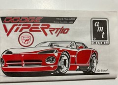 Model Car Parts – AMT Dodge Viper RT/10 interior parts 1/25 junkyard kit bash