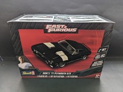 FAST & FURIOUS DOM’S ’71 PLYMOUTH GTX 1:24 Revell Model Kit SEALED inside new