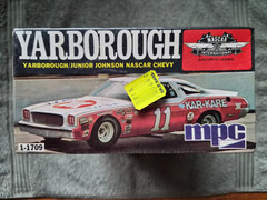 ORIGINAL VINTAGE MPC YARBOROUGH NASCAR CHEVY LAGUNA KIT 1-1709 Sealed