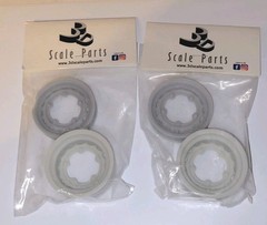 1/8 3D Scale Parts Wide Five Wheels 32 Ford Big Deuce 1/8th Resin Printed