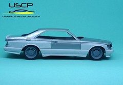 USCP 24T084 1/24 AMG 560 SEC Widebody (c126) Transkit Resin model