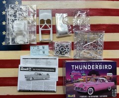 Revell 1956 Ford Thunderbird 1:24 Scale Model Kit New ,please check description