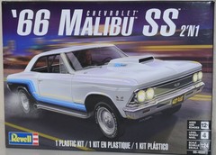 REVELL 1966 CHEVY MALIBU SS 85-4520 ⭐PARTS⭐ CHROME WHEELS+VALVE COVERS+MORE 1:24