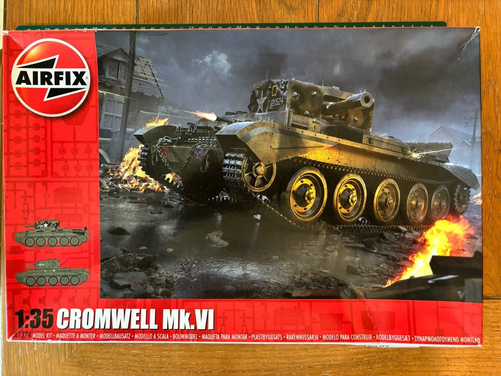 Airfix#A1374,1/35 Cruiser Mk VIII Cromwell Mk VI ,OPEN BOX+Upgrade