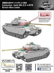 VESPID VS720017S Centurion Tank Mk.5/1-4.RTR British MBT 3D Print Canvas Cover