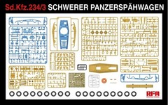 RyeField Model RM 5134 1/35 Sd.Kfz. 234/3 Schwerer Panzerspähwagen 7.5cm Stummel