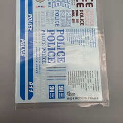 Gofer Racing 11024 x 1/24 1/25 Modern Police Decal Sheet New Sealed