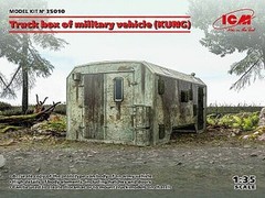 ICM Truck Box of Military Vehicle (KUNG) – Plastic Model Military Vehicle Kit