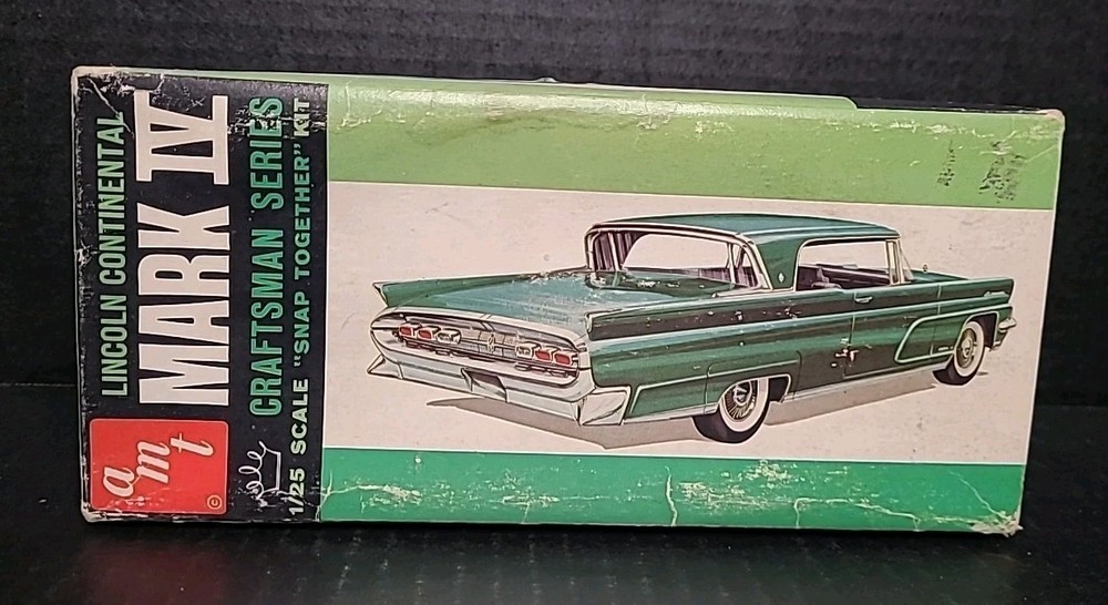 AMT Vintage 1/25 1959 Lincoln Continental Mark IV Craftsman Series Kit# 4035-100