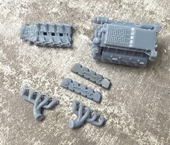 Resin Dodge Viper V10 engine for scale model cars, 1/24 1/25