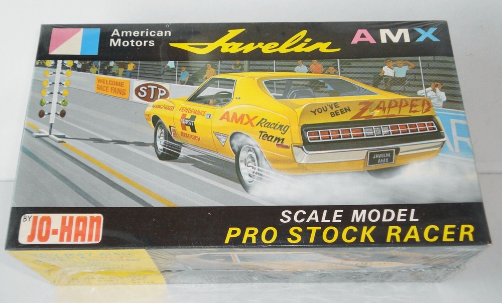 JO-HAN AMERICAN MOTORS AMX JAVELIN PRO STOCK RACER 1/25 sealed