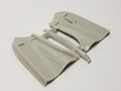 1951 Chevrolet Bel Air FRONT INNER FENDERS from AMT 1:25 Model Kit 51 Chevy