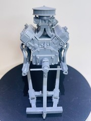 3D PRINTED 426 HEMI PRO STOCK ENGINE WITH ENGINE STAND MODEL KIT *MADE IN USA* !