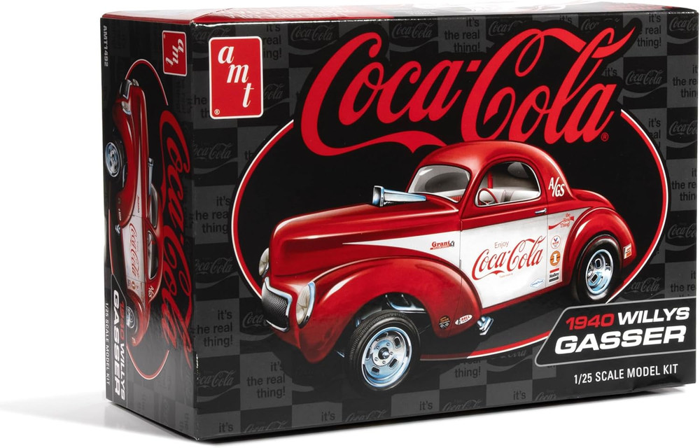 1940 Willys Coupe (Coke Race Team) 1:25 Scale Model Kit
