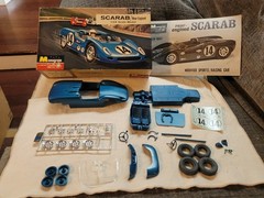Monogram SCARAB CAN-AM RACER MODEL KIT FOR SLOT RACING Unbuilt 1/24
