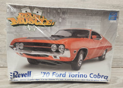 Revell Muscle 70 Ford Torino Cobra Model Kit 1/25 Scale Sealed READ!