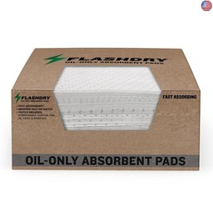FlashDry Oil Absorbent Pads ? High Absorbency of Oil-Based Liquids,