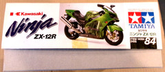 2001 TAMIYA 1:12 PLASTIC MODEL GREEN KAWASAKI ZX12R NINJA OPENED SEALED INSIDE