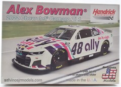 Salvino JR Models “Ally” Alex Bowman 2022 Camaro ZL1 Nascar 1/24 Car Kit