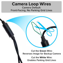 10.5 In. OEM Rear View Mirror with 4.3 In. LCD Screen and 170° Backup Camera Rea