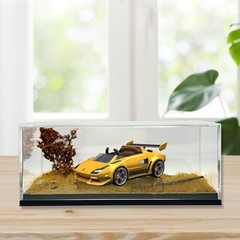 Model Car Display Case 1:64 Photo Prop Showcase Organizer Miniature Scene