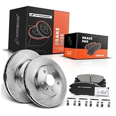 11.65 inch(296 mm) Disc Brake Rotors + Ceramic Pads Kit Front Vented