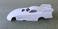 ABS-LIKE RESIN 3D PRINTED 1/25 2023 CHEVY CAMARO NITRO FUNNY CAR BODY