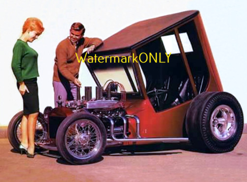Steve Scott “Uncertain “T” 1960’s Hot Rod Show Car PHOTO! #(1)