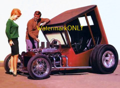 Steve Scott “Uncertain “T” 1960’s Hot Rod Show Car PHOTO! #(1)
