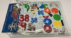 Slixx Decals 1:24-1:25 Scale #38 Elliott Sadler M&M’s Ford