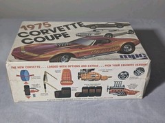 Vintage MPC 1/25 1975 CORVETTE COUPE CUSTOMIZING 1-7505 FACTORY SEALED 70s MINTY