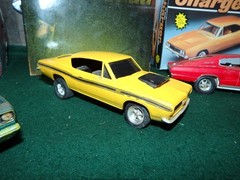 Vintage Lot 6 Built 1:24 Scale Model Car Kits Junkyard Lot Dodge Mopar GTX Charg