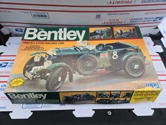 Vintage MPC 1930 Bentley 4 1/2 Litre Supercharged Model Kit,FOR PARTS OR REPAIR