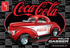 1940 Willys Coupe (Coke Race Team) 1:25 Scale Model Kit
