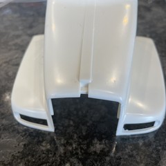 AMT Kenworth T600A Hood w/Chrome Grill & Headlights Turning signals 1/25
