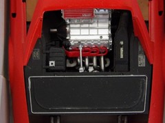 Testors 1980s Ferrari 288 GTO Rare 1:24 Scale, Partially built OPEN BOX