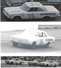 Plastic PerformanceProducts #2/#35 64 Plymouth Jim Hurtibise/Tiny Lund1/25 decal