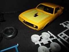 Vintage/AMT/Partial/Plastic/Built/Model(1967/CAMARO.Z/28/PARTS/LOT)1995/Nice
