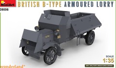 MINIART 39006 1/35 SCALE British B-Type Armoured Lorry Model Kit