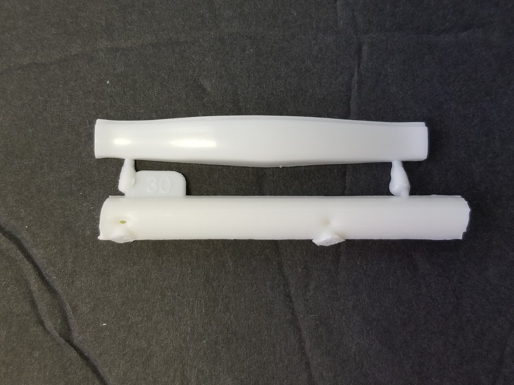 1950 Ford Convertible CUSTOM REAR ROLL PAN from AMT 1:25 Model Kit 50