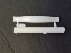1950 Ford Convertible CUSTOM REAR ROLL PAN from AMT 1:25 Model Kit 50